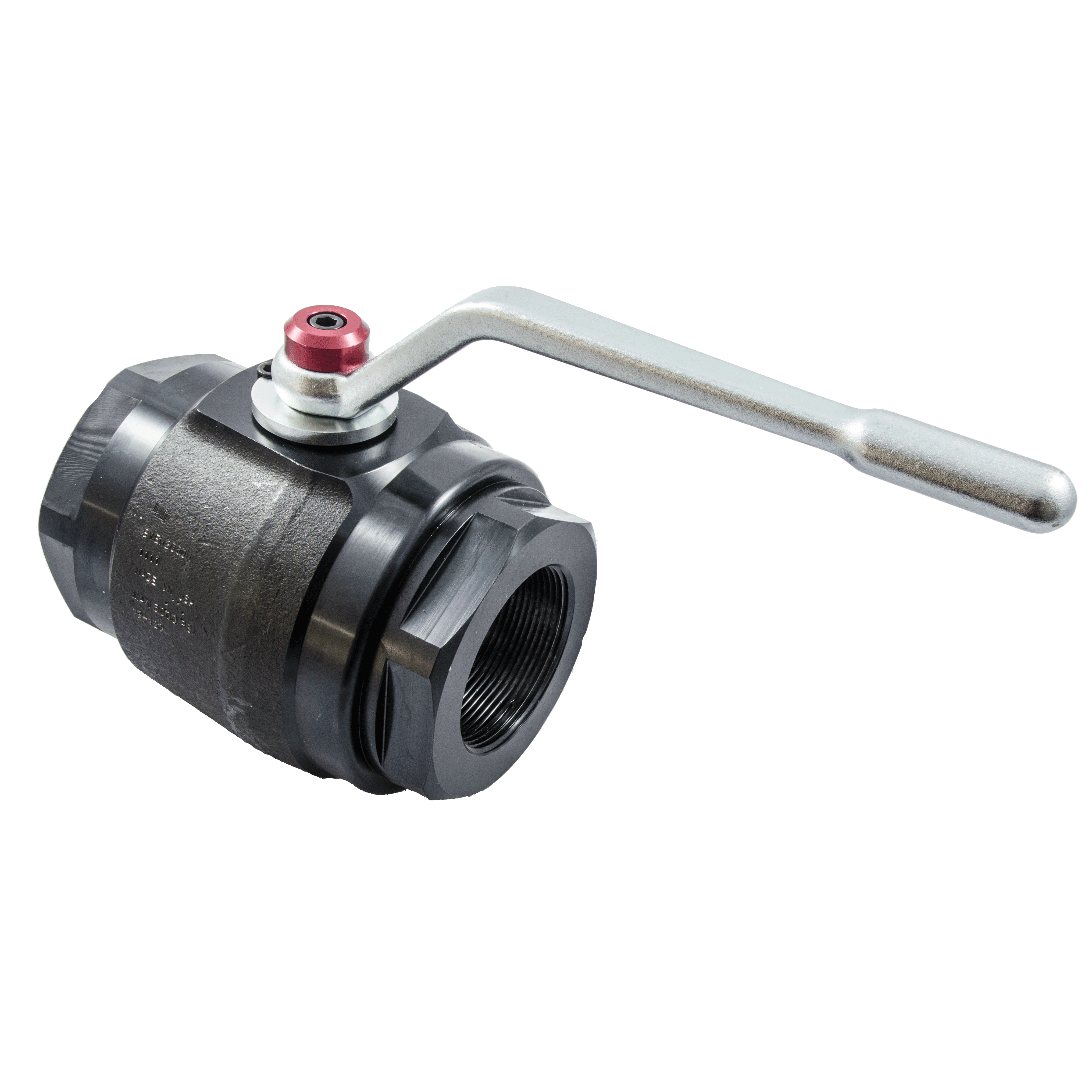 BVEM-2500N-1111 : DMIC Mid-Pressure Ball Valve, 2.5 NPT, Carbon Steel, 3000psi, Two-Way