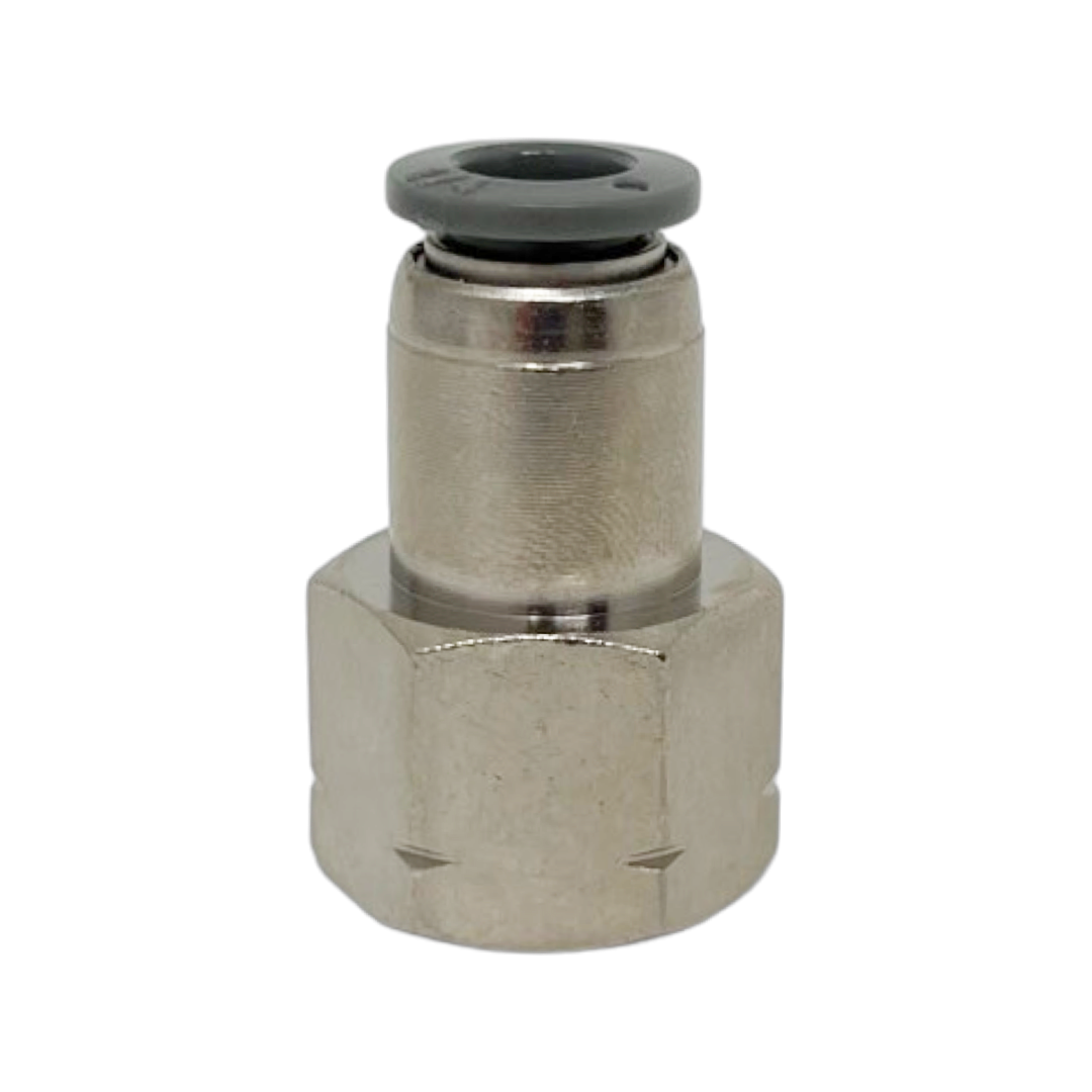 C24260738-5PACK : Norgren Straight adapter, 1/2 tube O/D, 3/8 NPT female thread