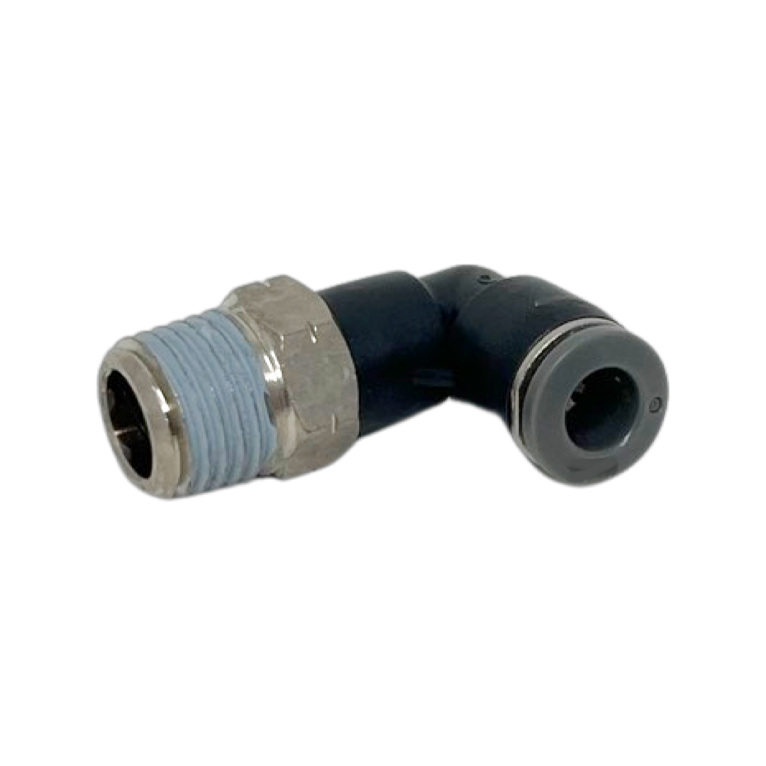 C24470338-10PACK : Norgren 90-Degree Swivel Elbow, 3/16 tube O/D, 3/8 NPT thread