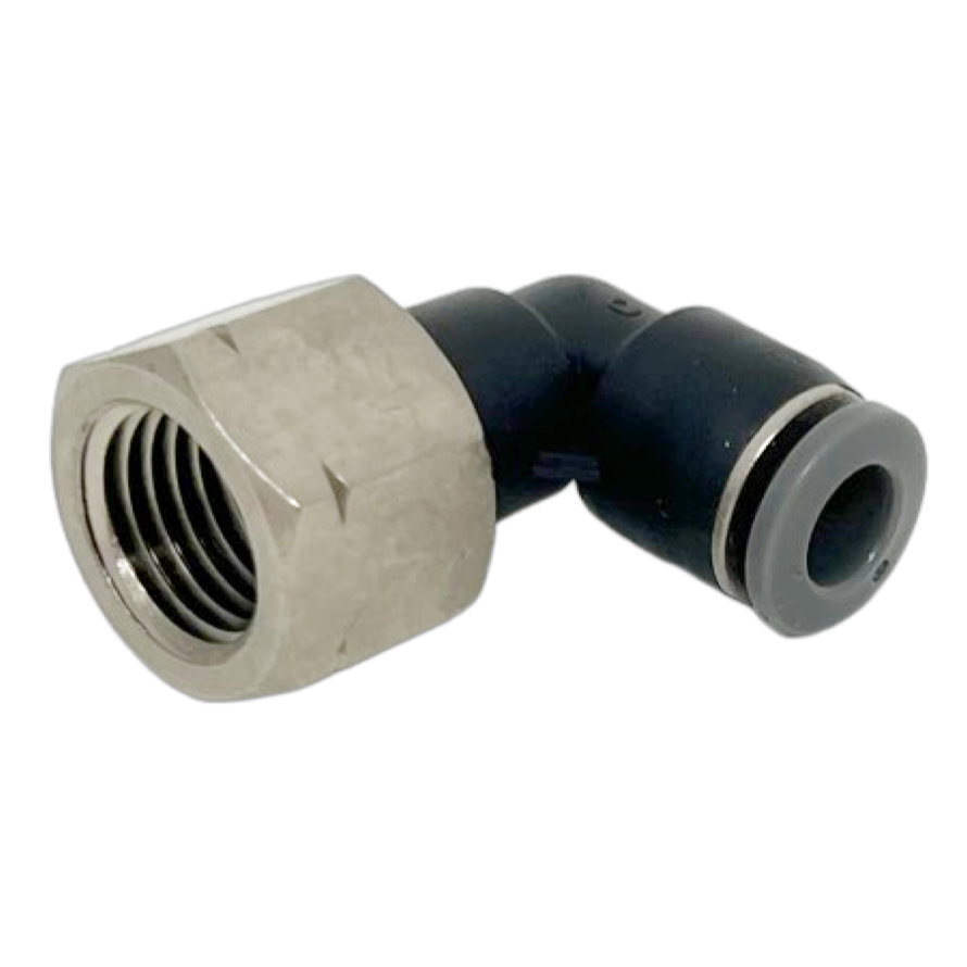 C24480328-10PACK : Norgren 90-Degree Swivel Elbow Adapter, 3/16 tube O/D, 1/4 NPT thread