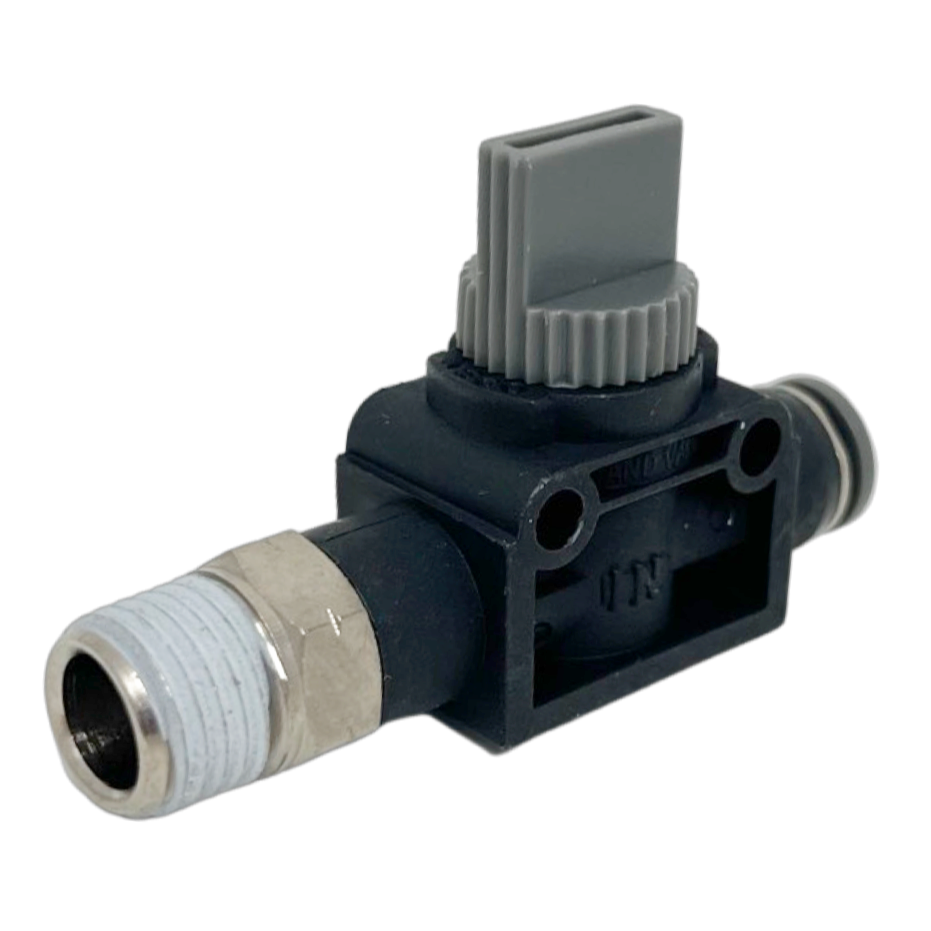 C24GJ0438-5PACK : Norgren 3/2 Shutoff valve, 1/4 tube O/D, 3/8 NPT thread