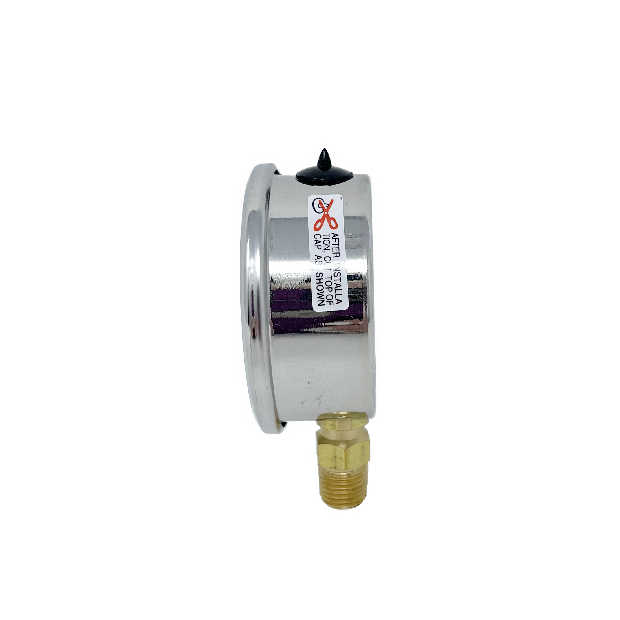 CF1P-280A : Dynamic Pressure Gauge, 2.5" Face, 0-4000psi Pressure Range, 1/4" NPT, Stem Mounted Style