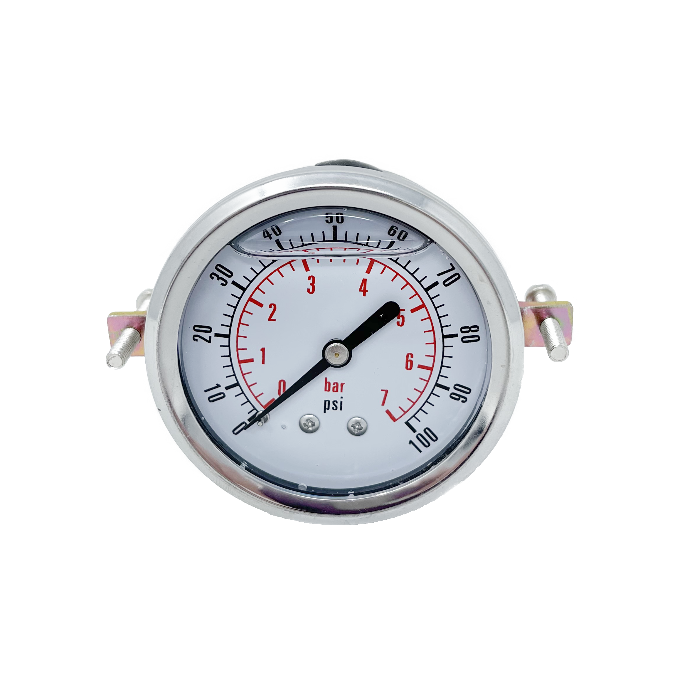 CF1P-007B : Dynamic Pressure Gauge, 2.5" Face, 0-100psi Pressure Range