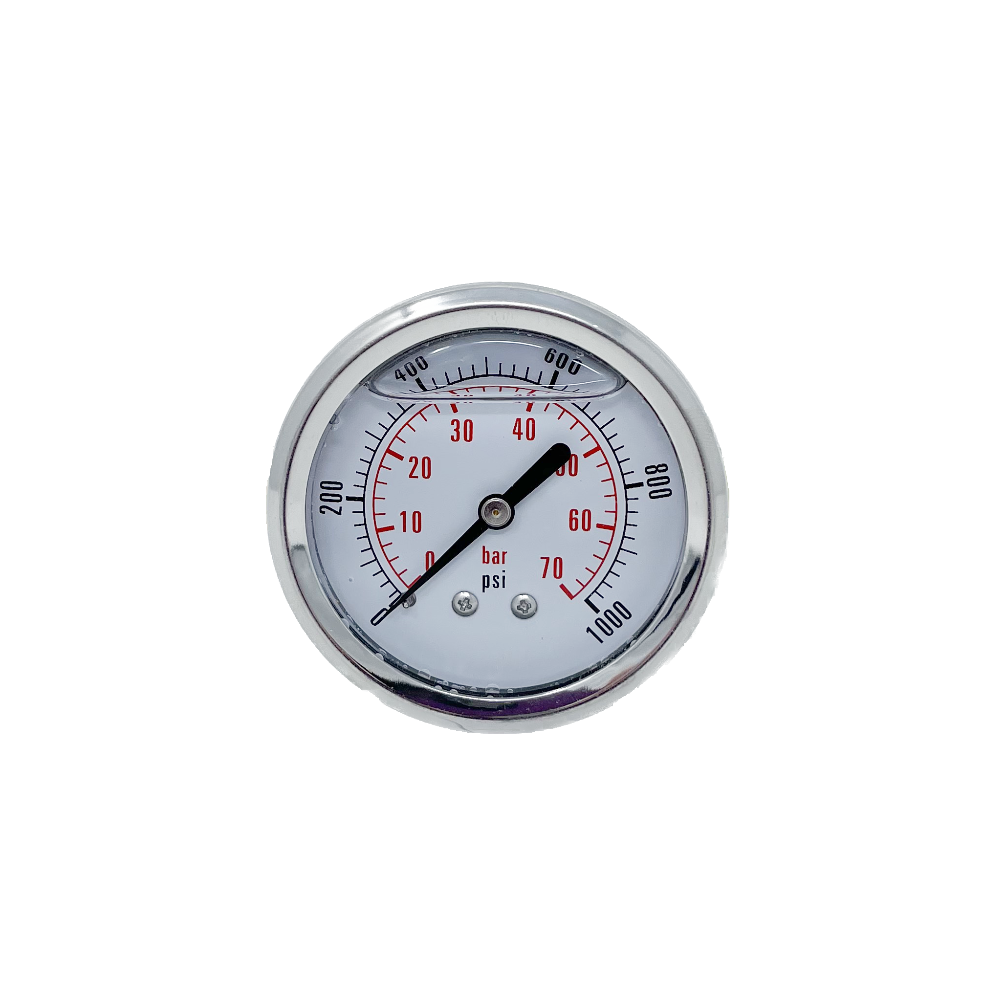 CF1P-070D : Dynamic Pressure Gauge, 2.5" Face, 0-1000psi Pressure Range, 1/4" NPT, Center Back Style
