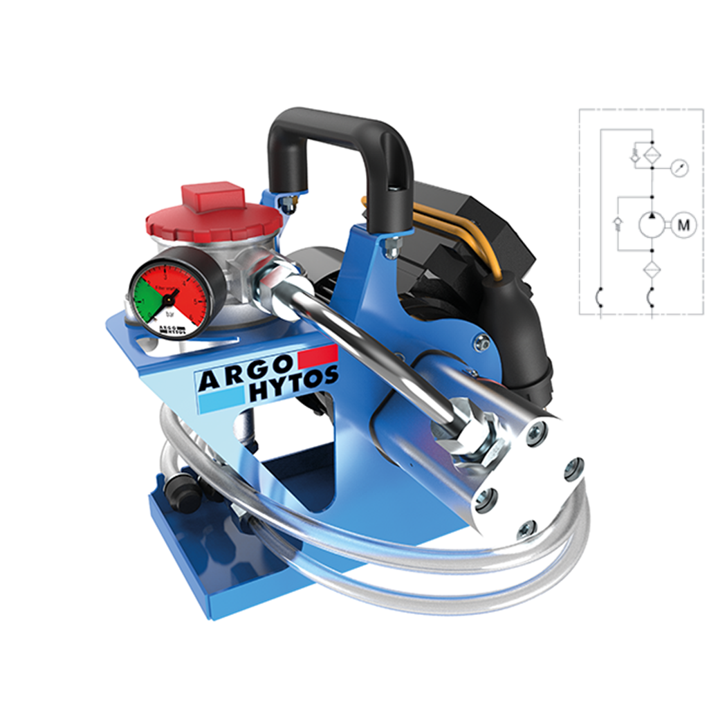 CFP 03-131 : Argo Compact Filter Pack, 1GPM, 5-Micron Element, 110VAC 60Hz motor, 8.2ft hoses