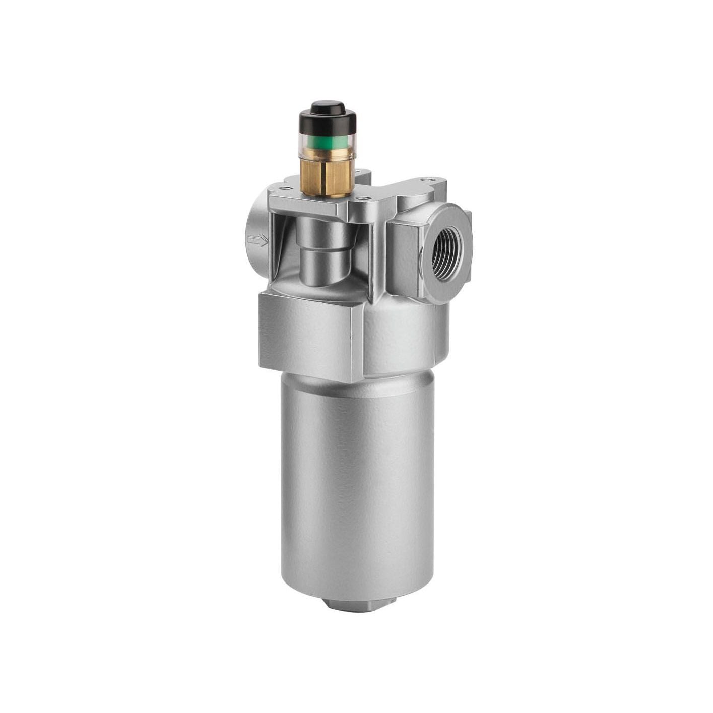 D 042-786 OD1 : Argo Pressure Filter, 1450psi, 11.6GPM, 10 Micron, #12SAE, With Ind., With Bypass