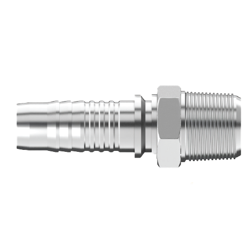 DG-NPM-3232 : Continental Hose Fitting, 2 Hose ID, 2-11-1/2 Male NPT, Straight, Rigid Connection