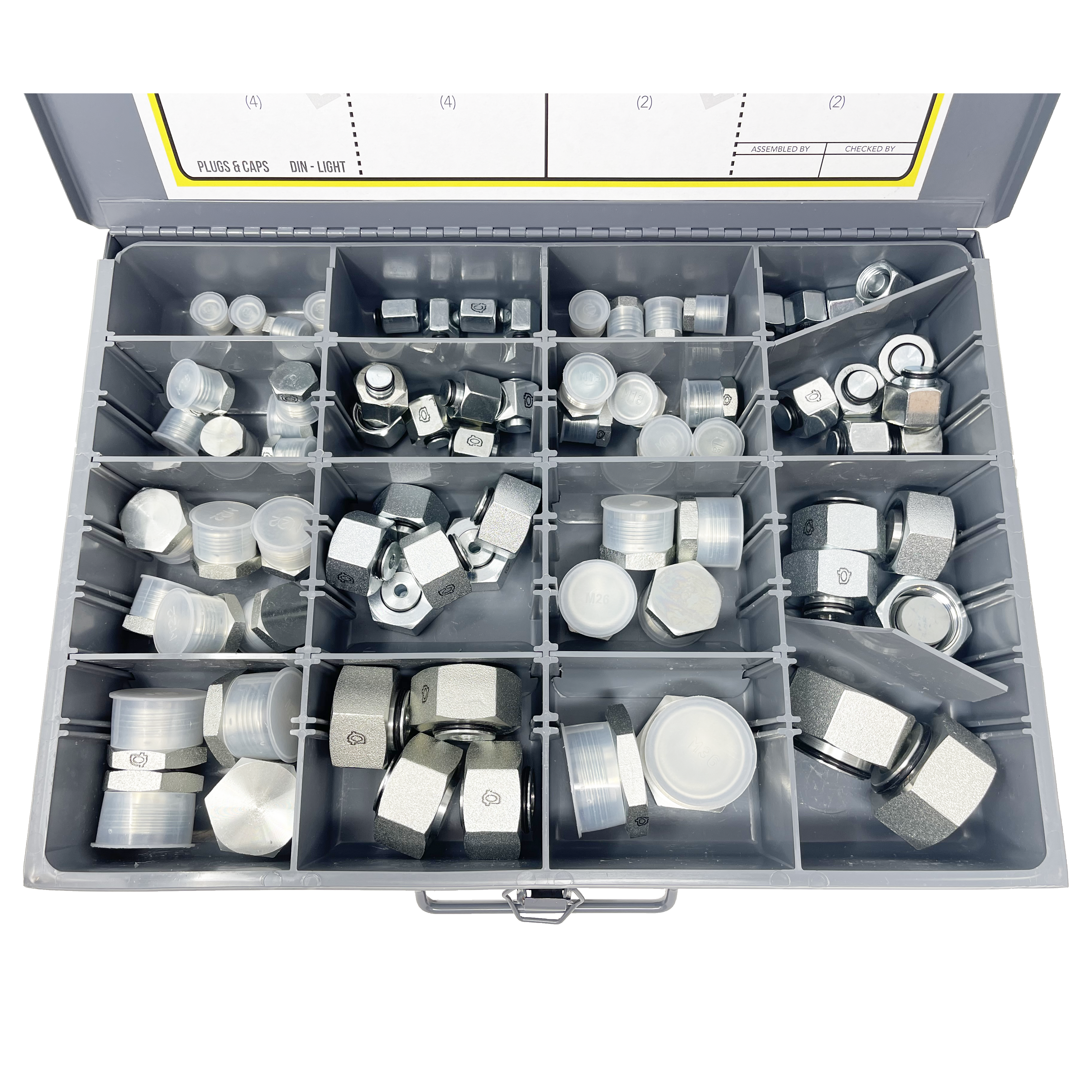 KIT-PL&CP-DIN-L : ADAPTALL DIN PLUG & CAP KIT - LIGHT