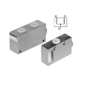 DTP-6-20-3/8-18NPT : Poclain Flow Divider-Combiner, 5.28GPM Inlet Flow, 5075psi Rated, 3/8 NPT Ports**Call for Price**