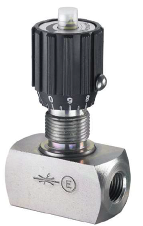 DV-10-V-N : Stauff Throttle and Shut-Off Valve, 3/8" NPT, Carbon Steel, 5000psi