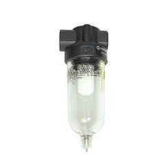 F07-200-M1TA : Norgren F07 Series, miniature general purpose filter, 1/4 PTF ports, 5 µm, manual drain, transparent bowl