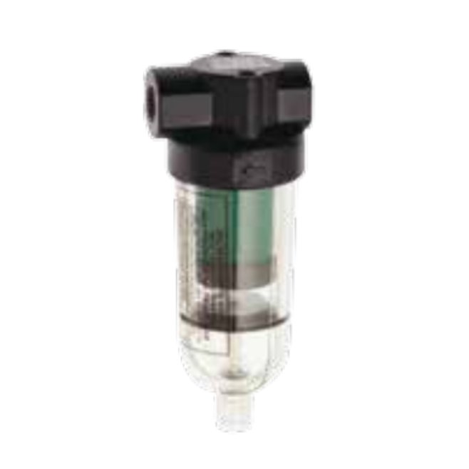 F39-200-A0MA : Norgren F39 miniature coalescing filter with autodrain, 1/4 PTF ports