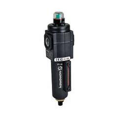 F72C-2AD-AE0 : Norgren Excelon Coalescing Filter, 1/4" NPT, With Mechanical Indicator, Auto Drain, Long Metal Bowl