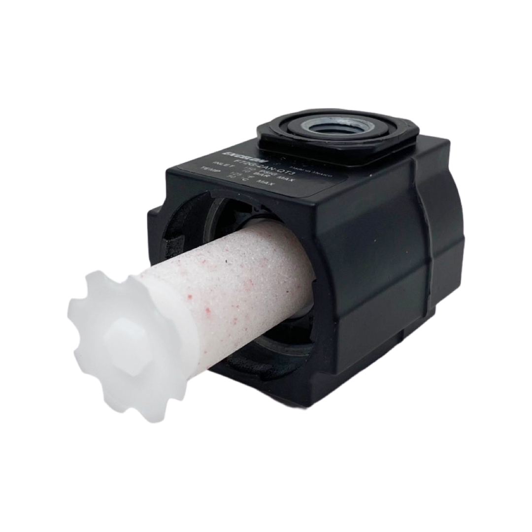 F72G-2AN-QE1 : Norgren Excelon Filter, 1/4" NPT, No Indicator, Manual 1/4 Turn Drain, Long Metal Bowl, 5-Micron