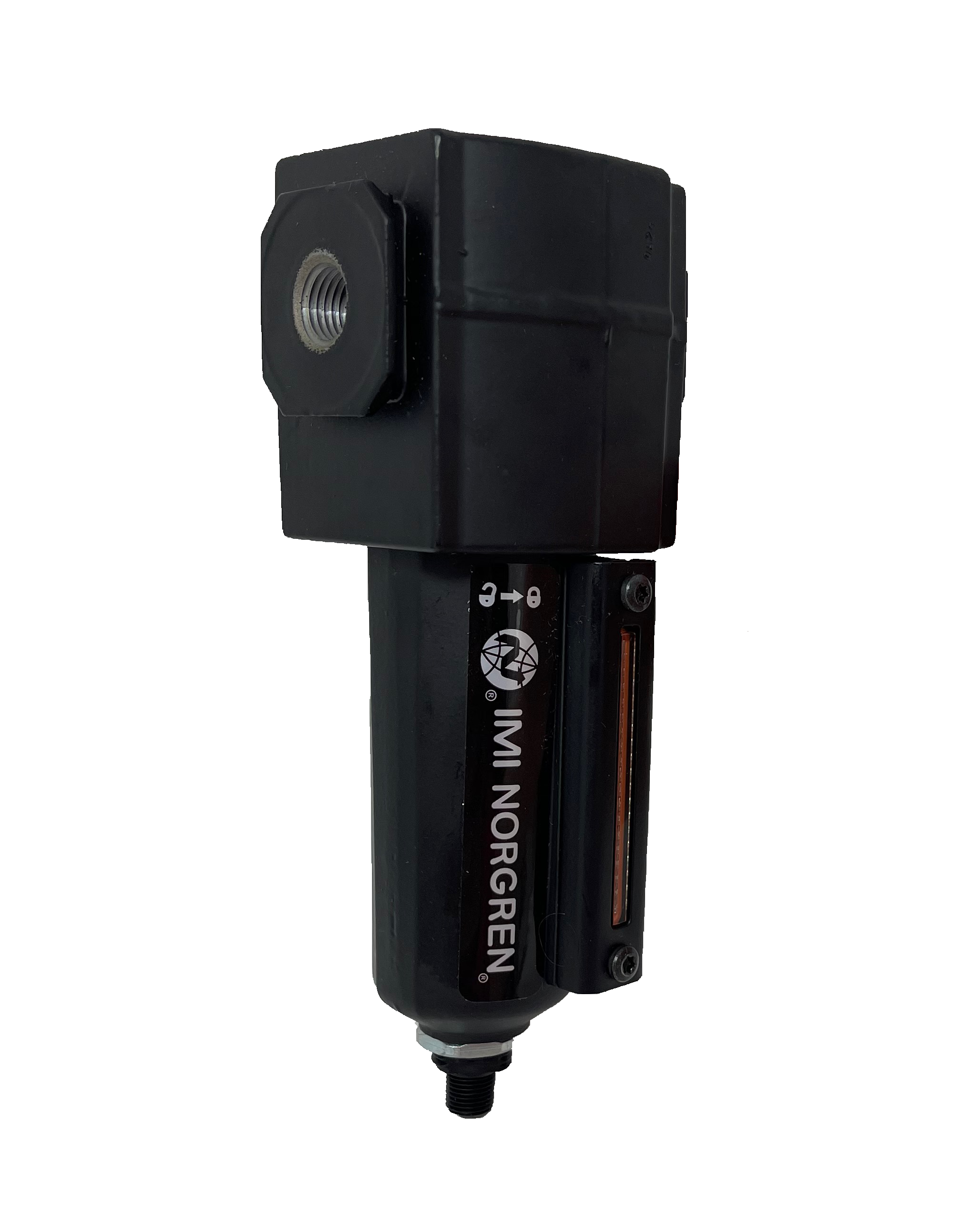 F73G-2AN-AD3 : Norgren Excelon Filter, 1/4" NPT, No Indicator, Auto Drain, Metal Bowl, 40-Micron