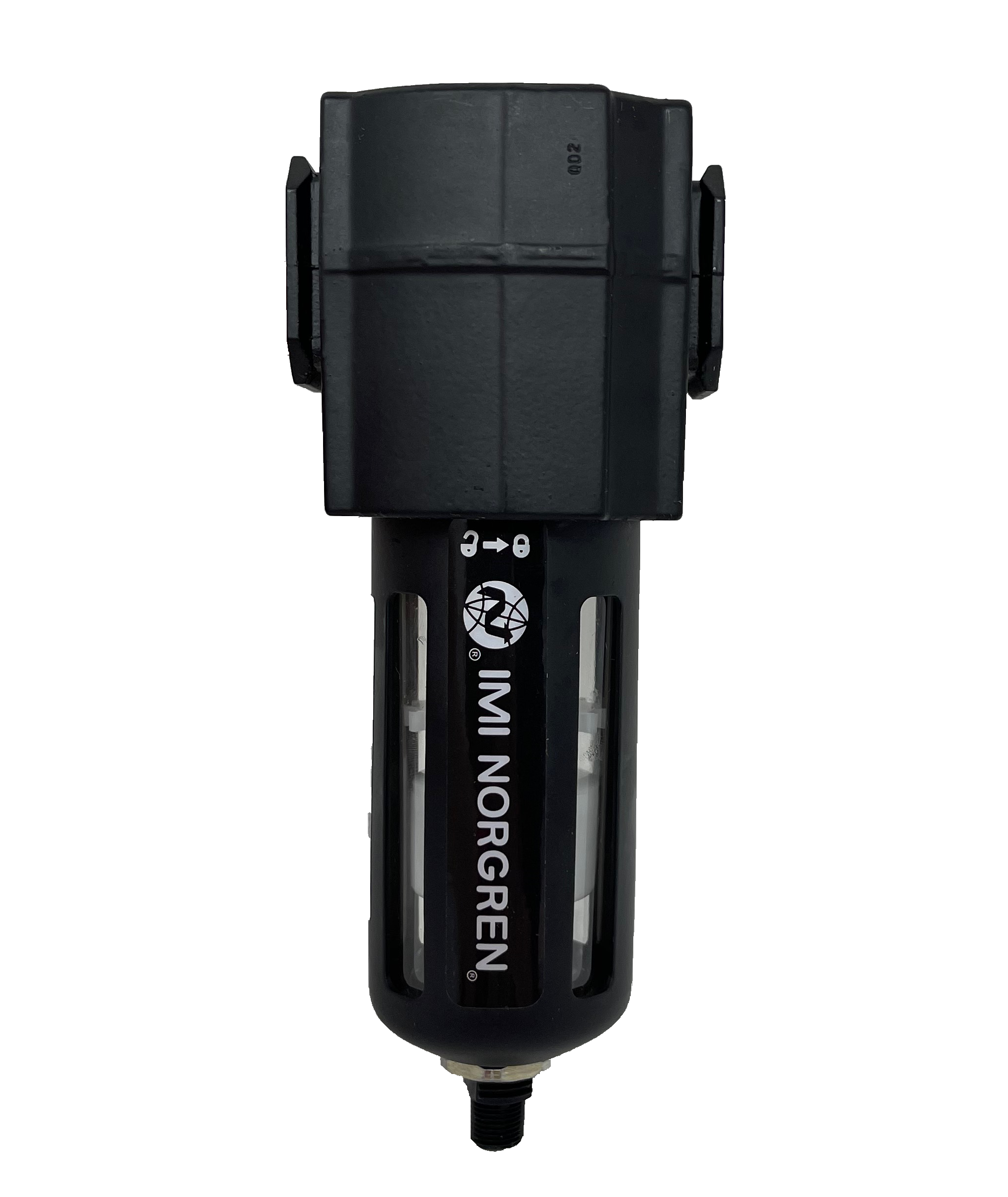 F73G-4AN-AP3 : Norgren Excelon Filter, 1/2" NPT, No Indicator, Auto Drain, Transparent Bowl with Guard, 40-Micron