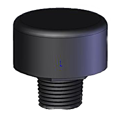 FB-C-MB-P004 : Magnaloy NPT Filler Breather, 1/4" NPT, 10GPM, 10-Micron Filter, Shatter Resistant Plastic (to 225F)