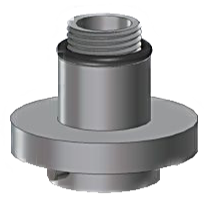 FBS-10816-B : Magnaloy Spin-On Bayonet Adapter, Aluminum, 1 1/2-16 UN