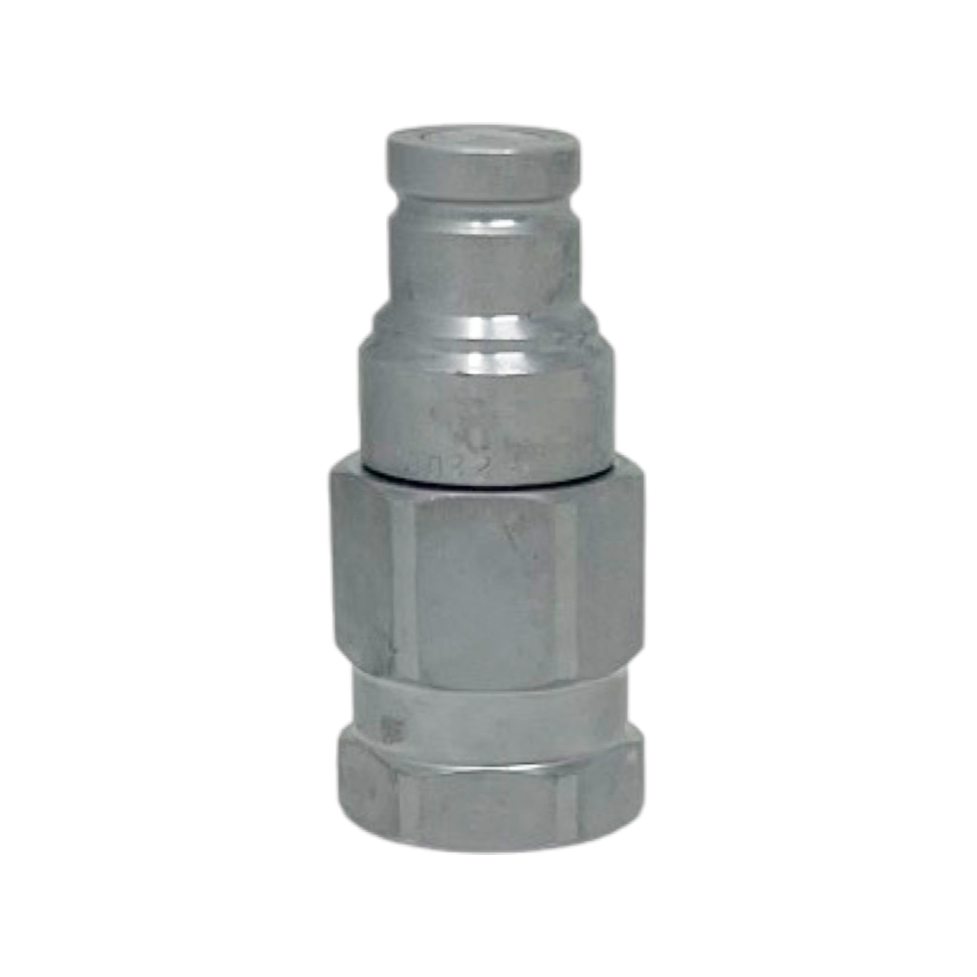 3FFH08 58SAE M : Faster Quick Disconnect, Male 1/2" Coupler, 0.625 (5/8") ORB Connection, 5076psi MAWP, 17.17 GPM, ISO 16028 Interchange, Push to Connect Style, Connection Under Pressure Allowed at Working Pressure Male Side Only