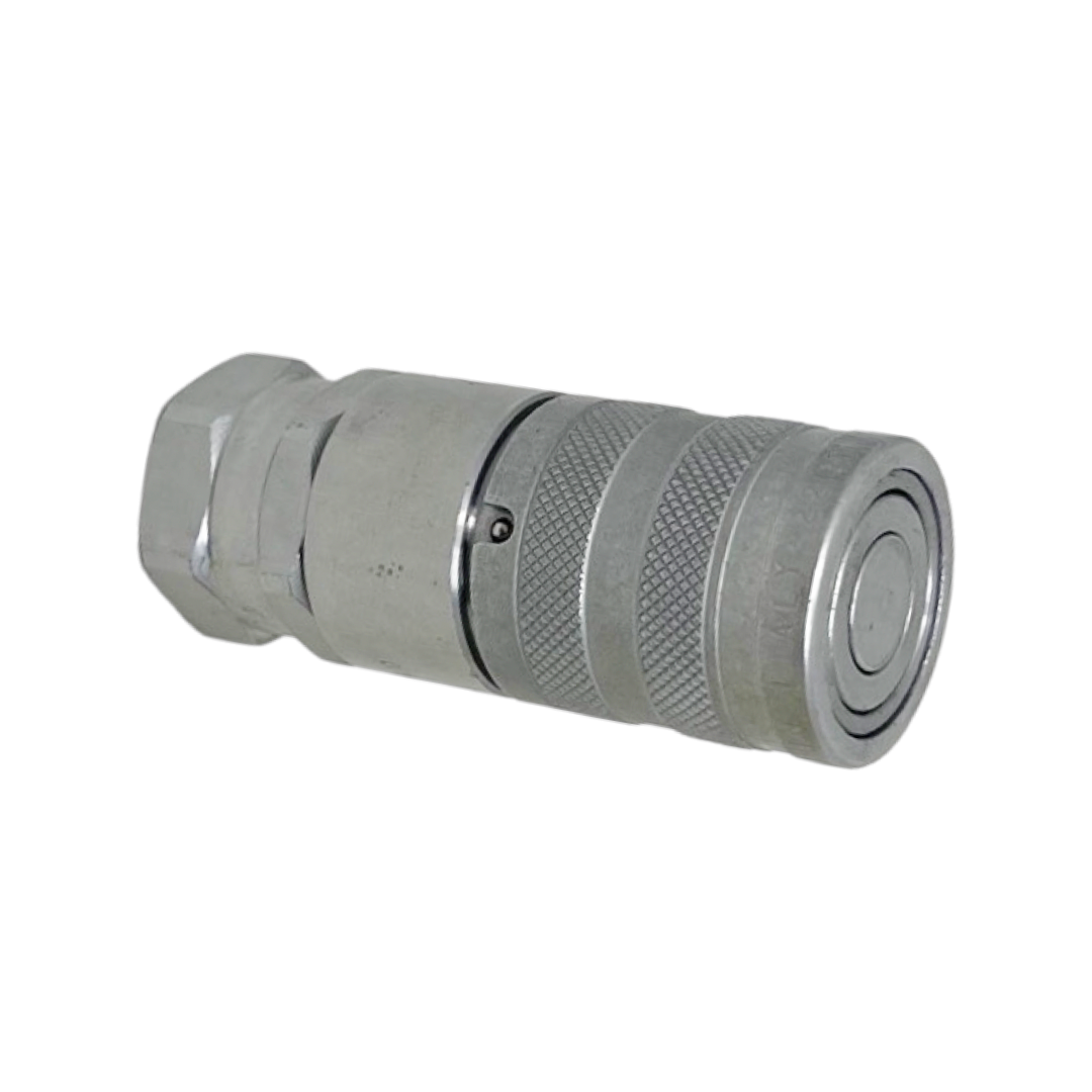 FFH06 38NPT F : Faster Quick Disconnect, Female 3/8" Coupler, 0.375 (3/8") NPT Connection, 5076psi MAWP, 13.2 GPM, ISO 16028 Interchange, Push to Connect Style, Connection Under Pressure Not Allowed