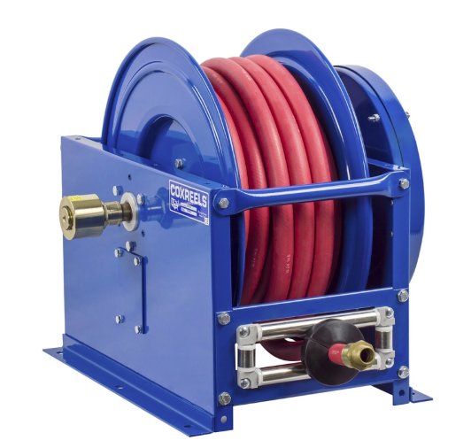 SLPF-550 : Coxreels SLPF-550 Single Hose Spring Rewind for fuel, 3/4" ID, 50' fuel hose, 300psi