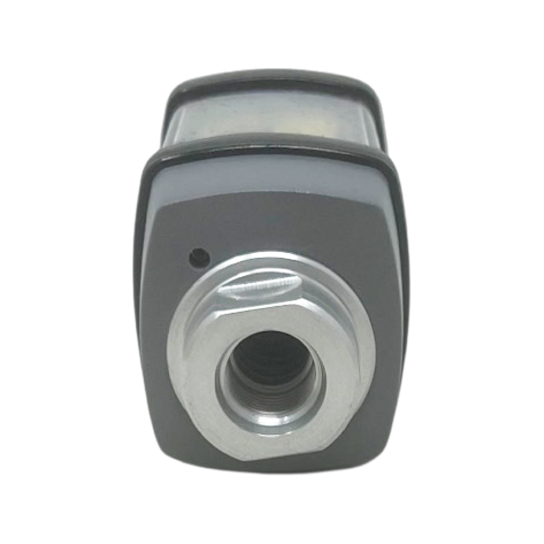 H200A-010 : Hedland 3500psi Aluminum Flow Meter for Petroleum Fluid, #6 SAE (3/8), 0.1 to 1.0 GPM