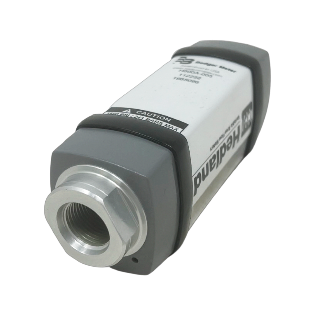 H600A-005 : Hedland 3500psi Aluminum Flow Meter for Petroleum Fluid, #10 SAE (5/8), 0.5 to 5.0 GPM