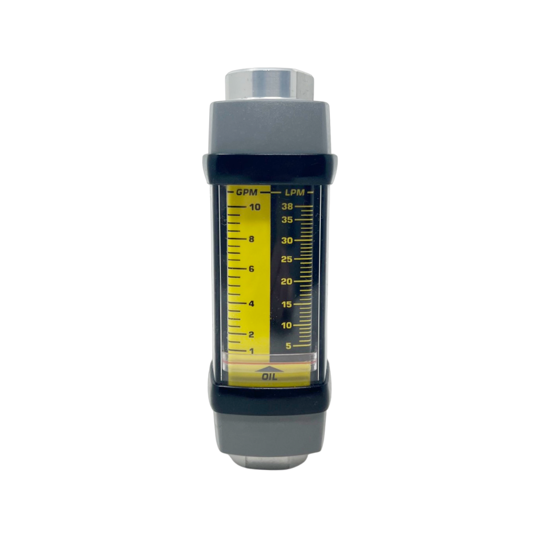 H601A-010RF : Hedland 3500psi Aluminum Flow Meter for Petroleum Fluid, 1/2 NPT, 1 to 10 GPM