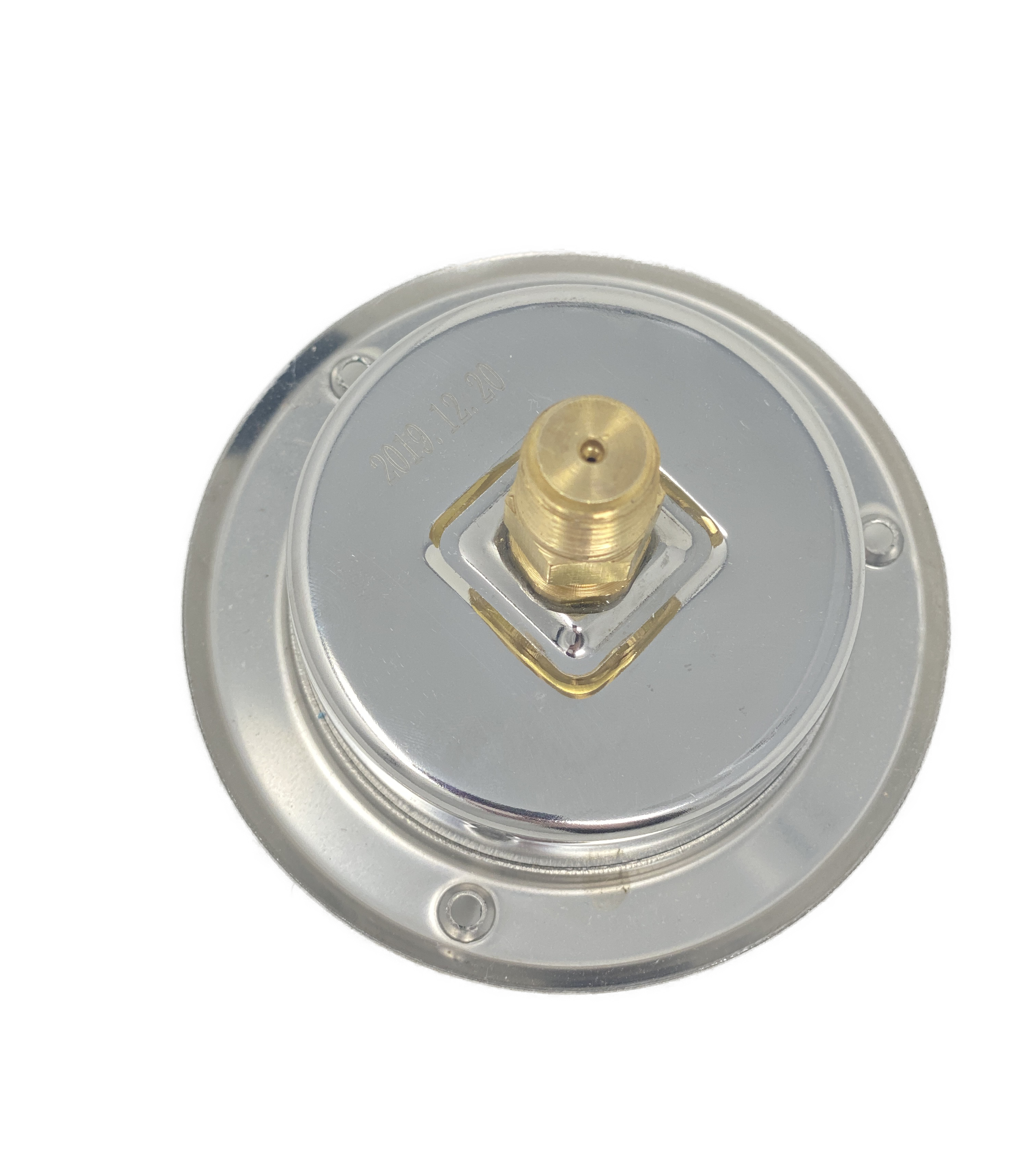 OHI-G-2.5-10K-F : OneHydraulics 2.5 Face Pressure Gauge, 0-10,000psi Pressure Range, 1/4 NPT,Panel Flange