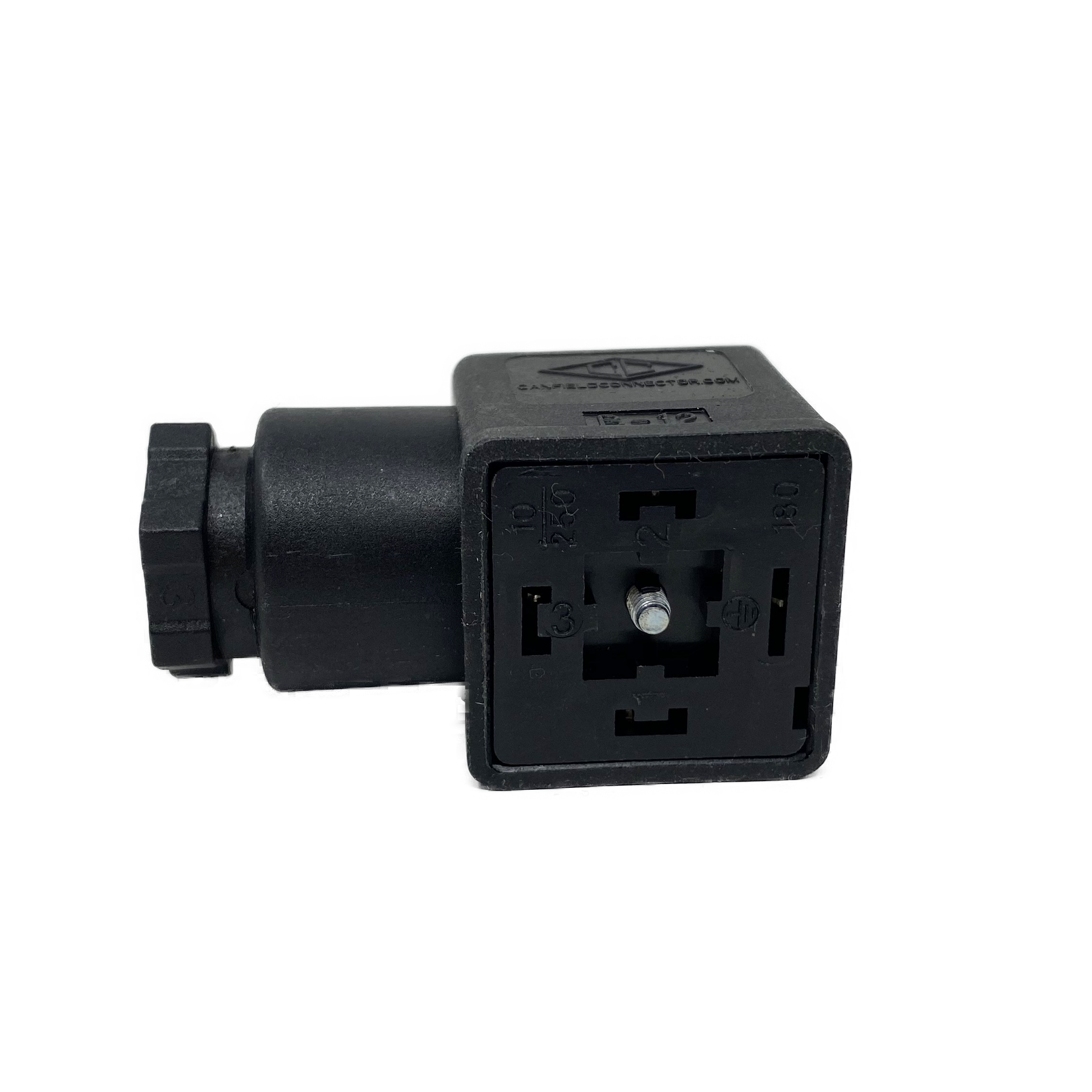 5100-109100 : DIN 43650 Connector, Black, Ground Down