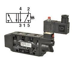 K71EA00KS6KV2 : Norgren Nugget 200 Series 120VAC Two-Position, Five-Way locking Solenoid Actuated, Spring Return, 3/8 inch NPT p