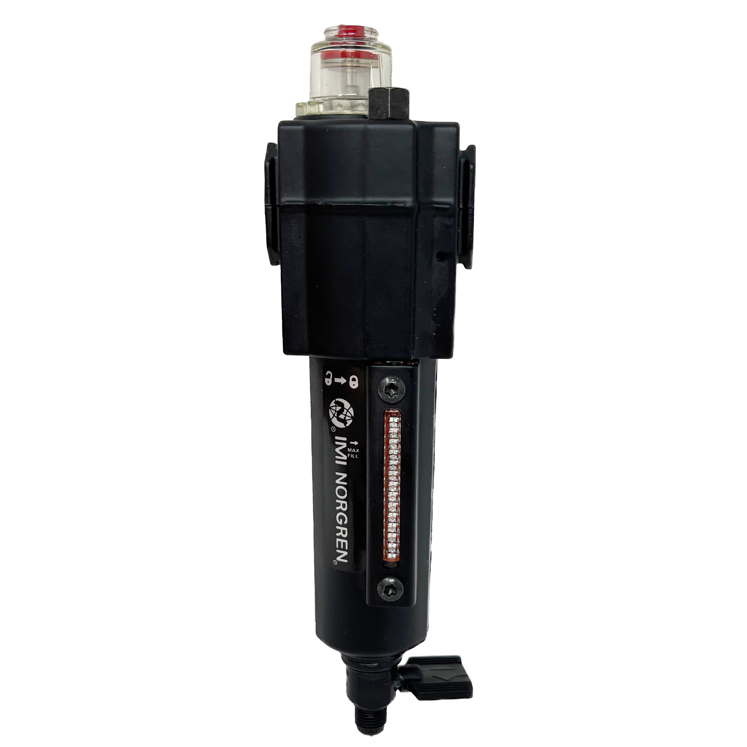 L72M-3AP-QEN : Norgren Excelon Lubricator, Micro-Fog, 3/8" NPT, Manual Drain, Long Metal Bowl