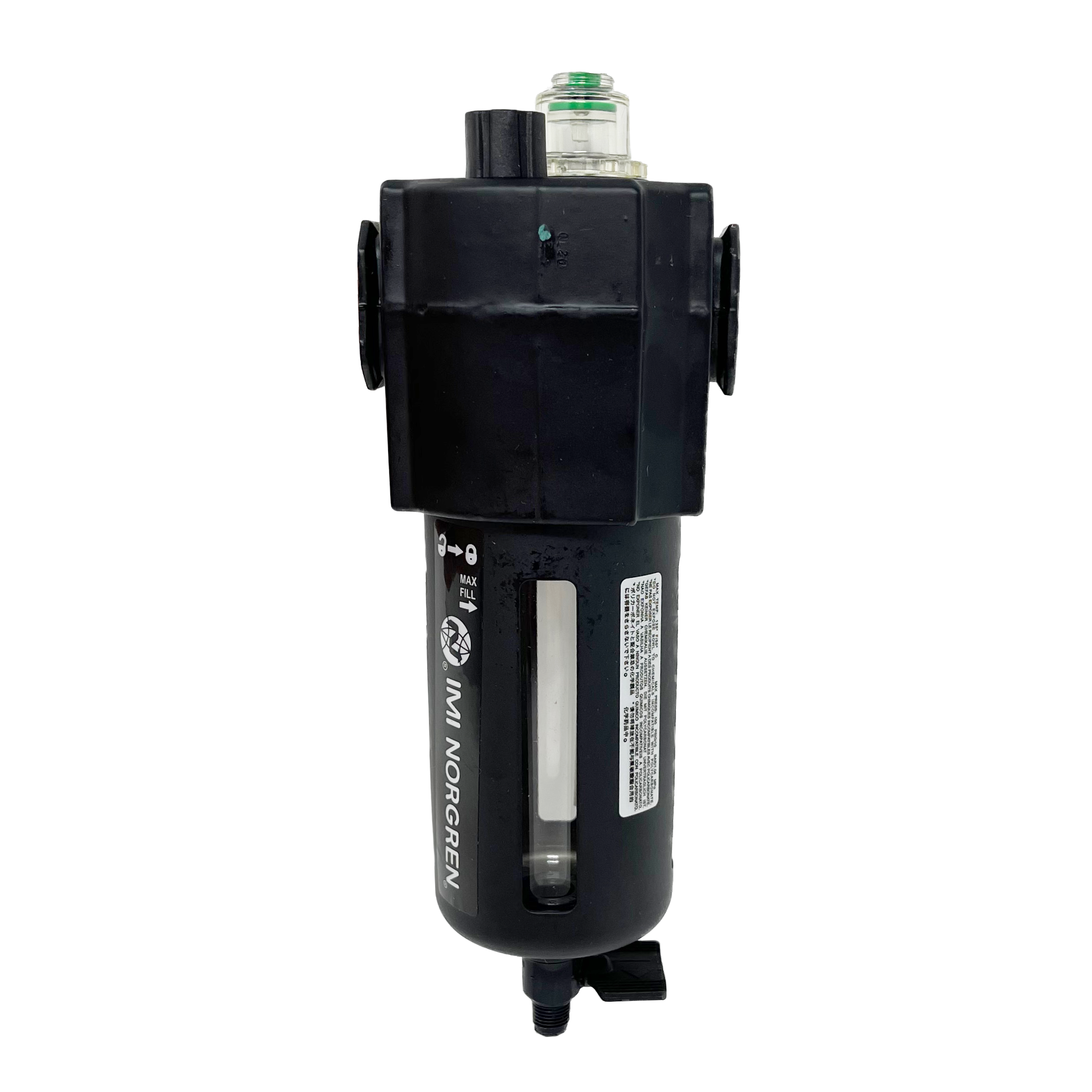 L74C-3AP-QPN : Norgren Excelon Lubricator, Oil-Fog, 3/8" NPT, Manual Drain, Transparent Bowl with Guard