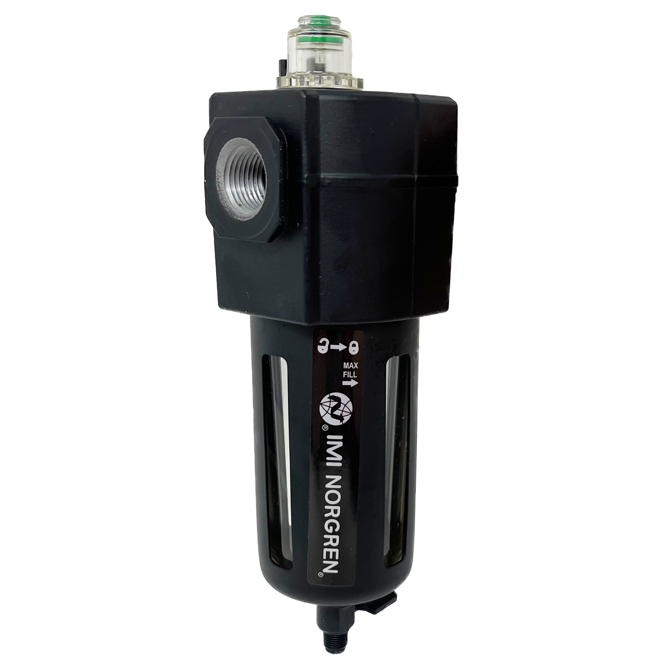 L74C-4AP-QPN : Norgren Excelon Lubricator, Oil-Fog, 1/2" NPT, Manual Drain, Transparent Bowl with Guard