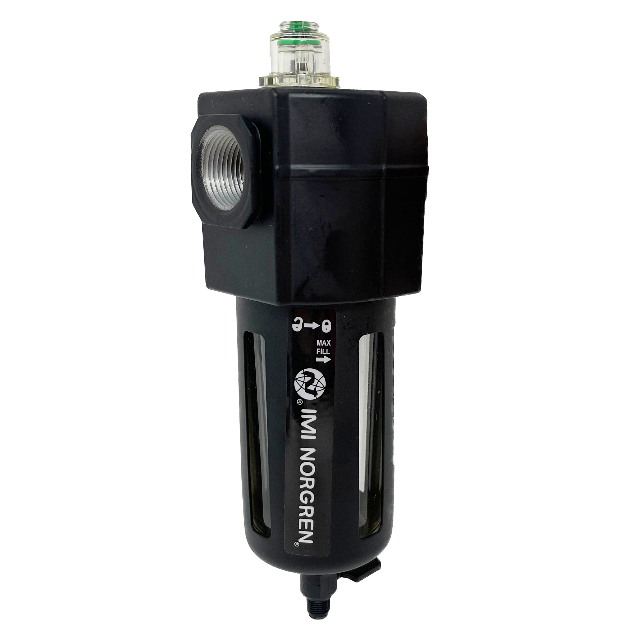 L74C-6AP-QPN : Norgren Excelon Lubricator, Oil-Fog, 3/4" NPT, Manual Drain, Transparent Bowl with Guard
