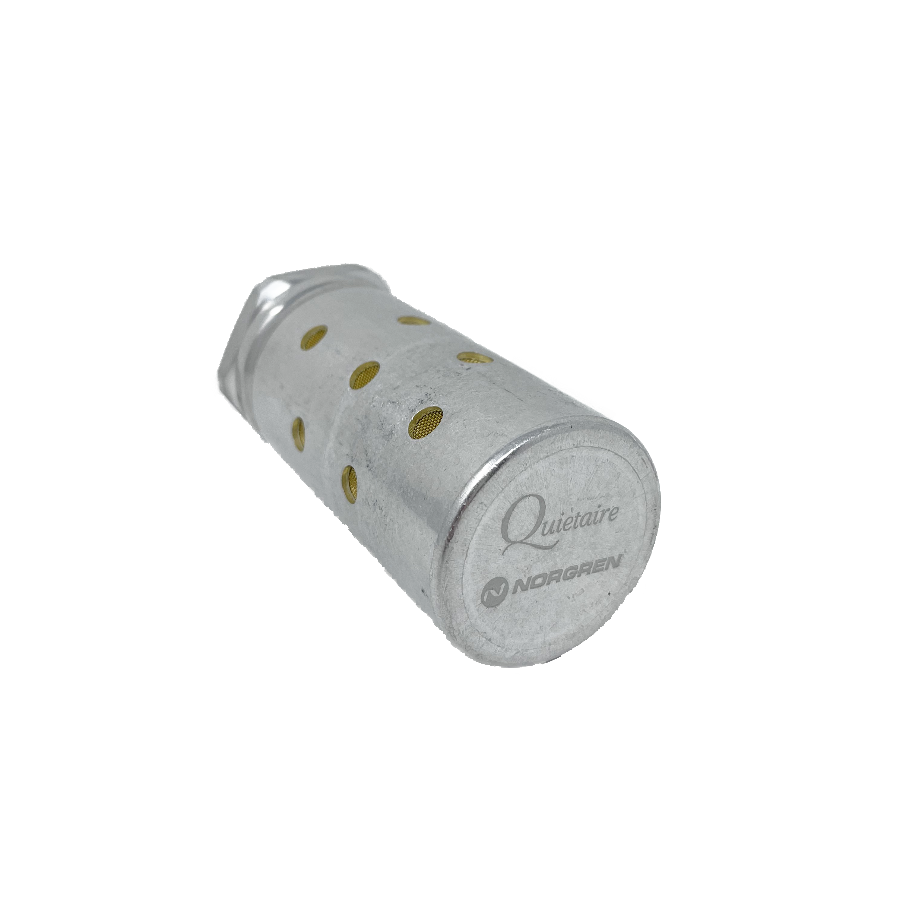 MB006A : Norgren Quietaire Series, heavy duty muffler, 3/4 NPT male thread, brass wire element