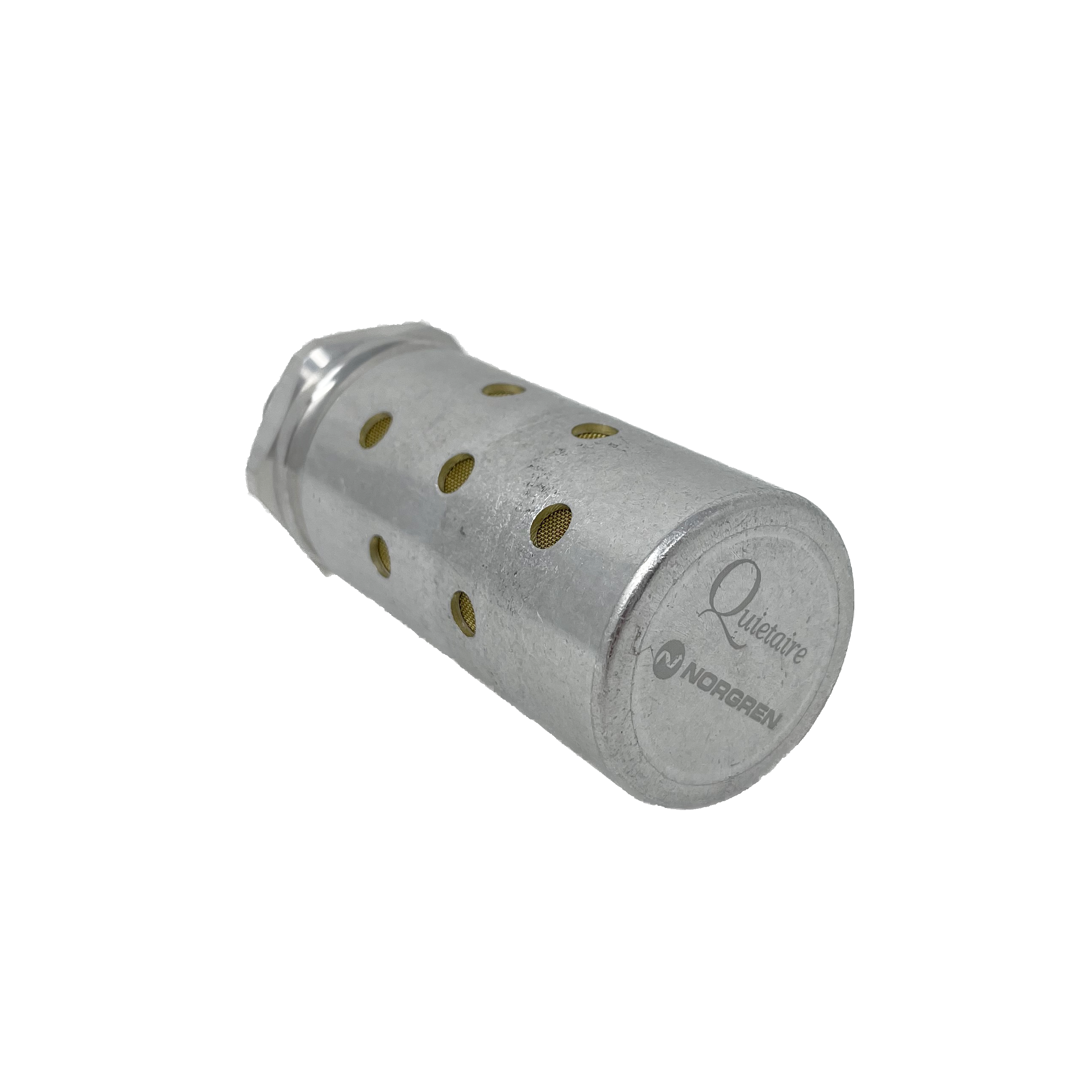 MB008A : Norgren Quietaire Series, heavy duty muffler, 1 NPT male thread, brass wire element