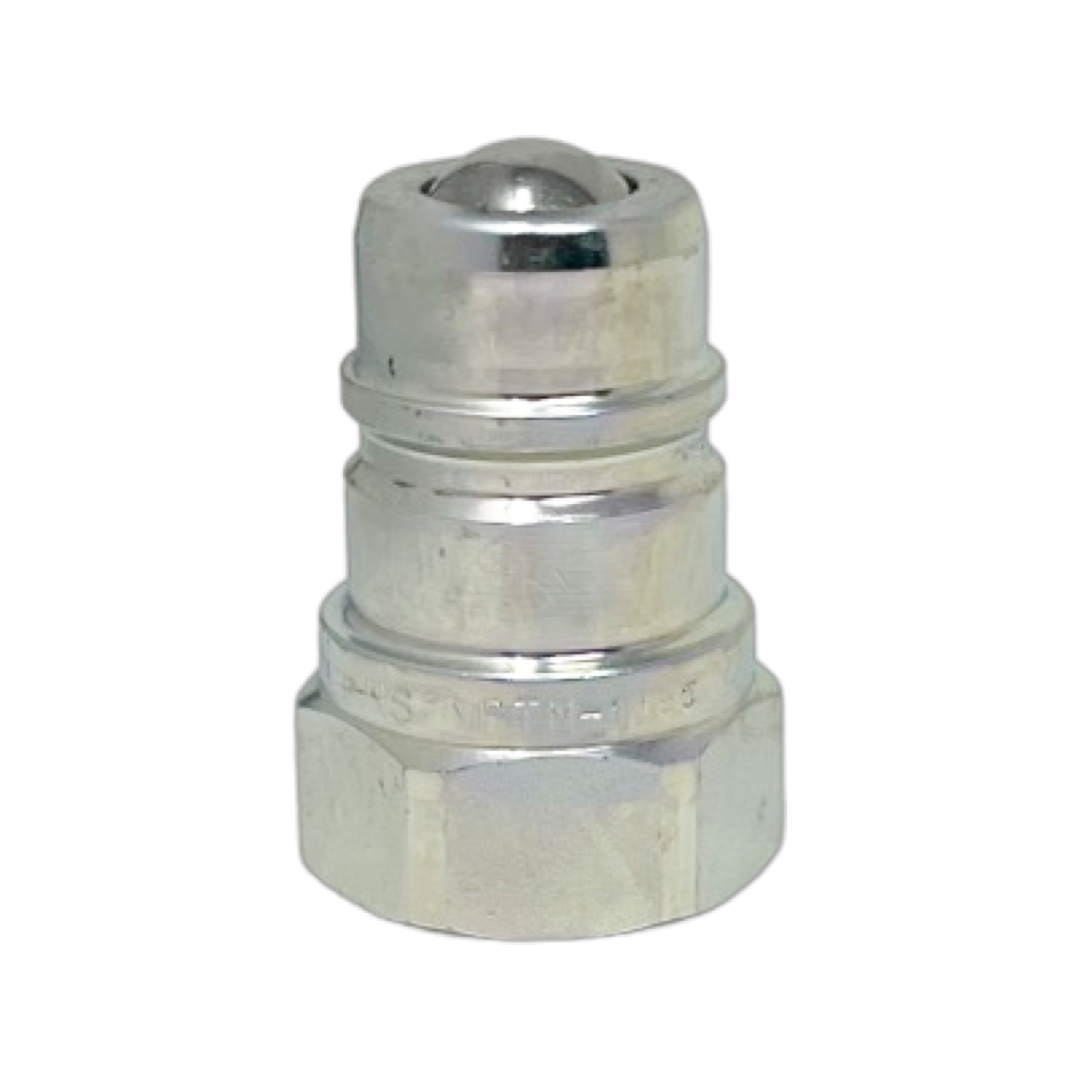 NS 12 NPT M : Faster Quick Disconnect, Male 1/2" Coupler, 0.5 (1/2") NPT Connection, 2900psi MAWP, 13.21 GPM, ISO 7241 Part A Interchange, Sleeve Retraction Style, Connection Under Pressure Not Allowed