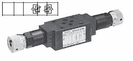 OCF-G01-W40-Y-30 : Nachi D03 Flow Control, D03 (NG6), 10.5GPM, 3625psi, Compensated, Hand Screw, Fine Meter Out Control, Throttle Line A&B
