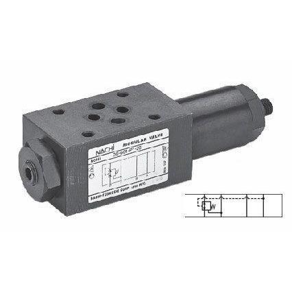 OG-G01-AC-E21 : Nachi Pressure Reducing Valve, D03 (NG6), 13.2GPM, 3625psi, Reduction on Port A, 20psi to 500psi Range