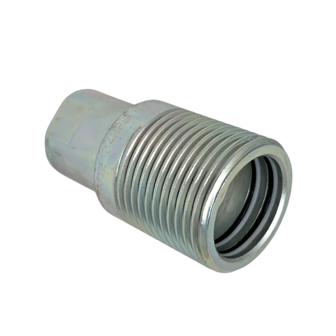 OGV12 34NPS M : Faster Quick Disconnect, Male 3/4" Coupler, 0.75 (3/4") NPSF Connection, 5076psi MAWP, 31.7 GPM, Screw to Connect Style, Connection Under Pressure Allowed Residual