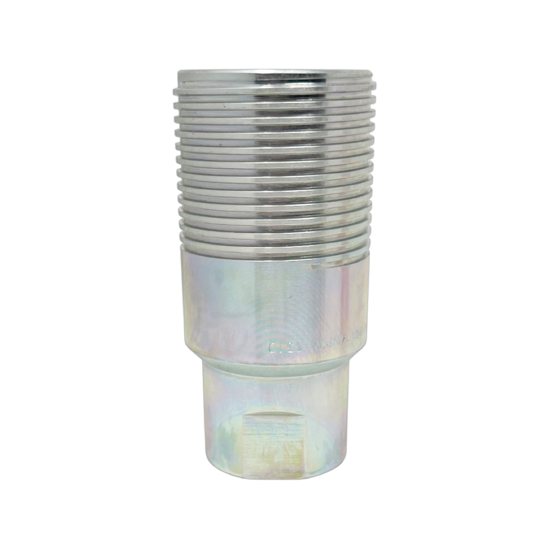 OGV20 114NPT M : Faster Quick Disconnect, Male 1.25" Coupler, 1.25" NPSF Connection, 5076psi MAWP, 84.54 GPM, Screw to Connect Style, Connection Under Pressure Allowed Residual