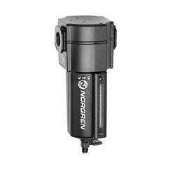 F74G-3AN-QD3 : Norgren Excelon Filter, 3/8" NPT, No Indicator, Manual Drain, Metal Bowl, 40-Micron