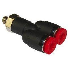 C02881048-5PACK : Norgren Swivel Y adaptor, 10mm tube O/D, 1/2 ISO G thread