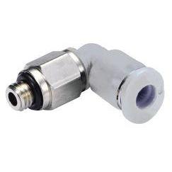 M02470605-10PACK : Norgren 90-Degree Swivel Elbow Adaptor, 6mm tube O/D, M5 thread