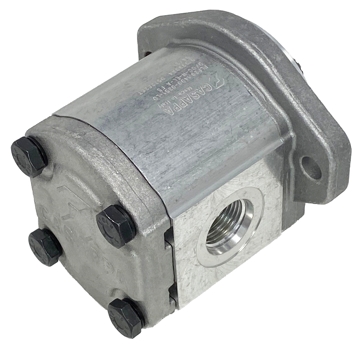 PLP20.16S0-03S1-LOF/OC-S7-N-EL-FS : Casappa Polaris Gear Pump, 16.85cc, 3625psi Rated, 3000RPM, CCW, 9T 16/32dp Shaft, SAE A 2-Bolt Flange, 1" #16 SAE Inlet, 0.625 (5/8") #10 SAE Outlet, Aluminum Body & Flange