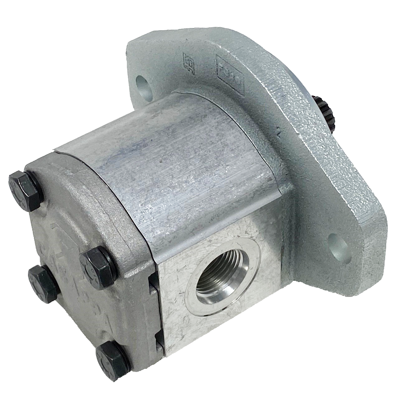 PLP20.20D0-04S5-LOD/OC-N-L : Casappa Polaris Gear Pump, 21.14cc, 2900psi Rated, 3000RPM, CW, 13T 16/32dp Shaft, SAE B 2-Bolt Flange, 0.75 (3/4") #12 SAE Inlet, 0.625 (5/8") #10 SAE Outlet, Aluminum Body, Cast Iron Flange