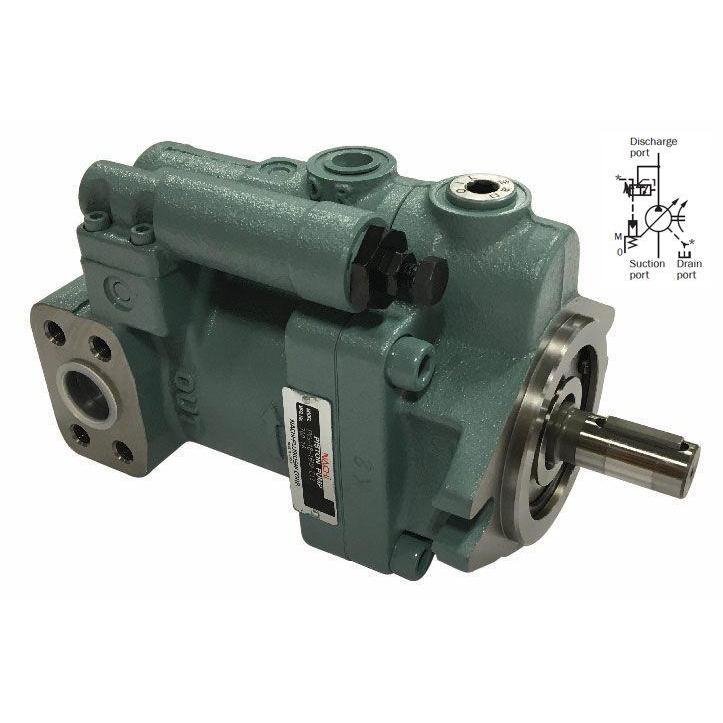PVS-0B-8N1-U-30 : Nachi Variable Piston Pump, 8cc, 3.8GPM, 2000RPM, 3625psi, SAE A 2-Bolt, 3/4" Bore x 3/16" Key Shaft, Pressure Comp, 286-1000psi Range, Side Ported