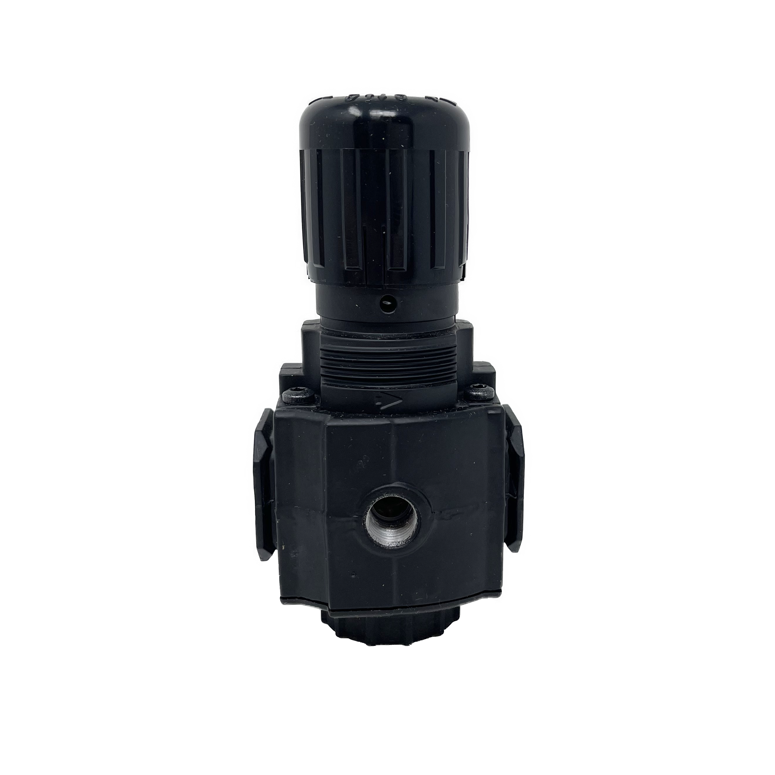 R72G-2AK-RMG : Norgren Excelon Regulator, 1/4" NPT, Knob Adjust, Relieving, 5-150psi, with Gauge