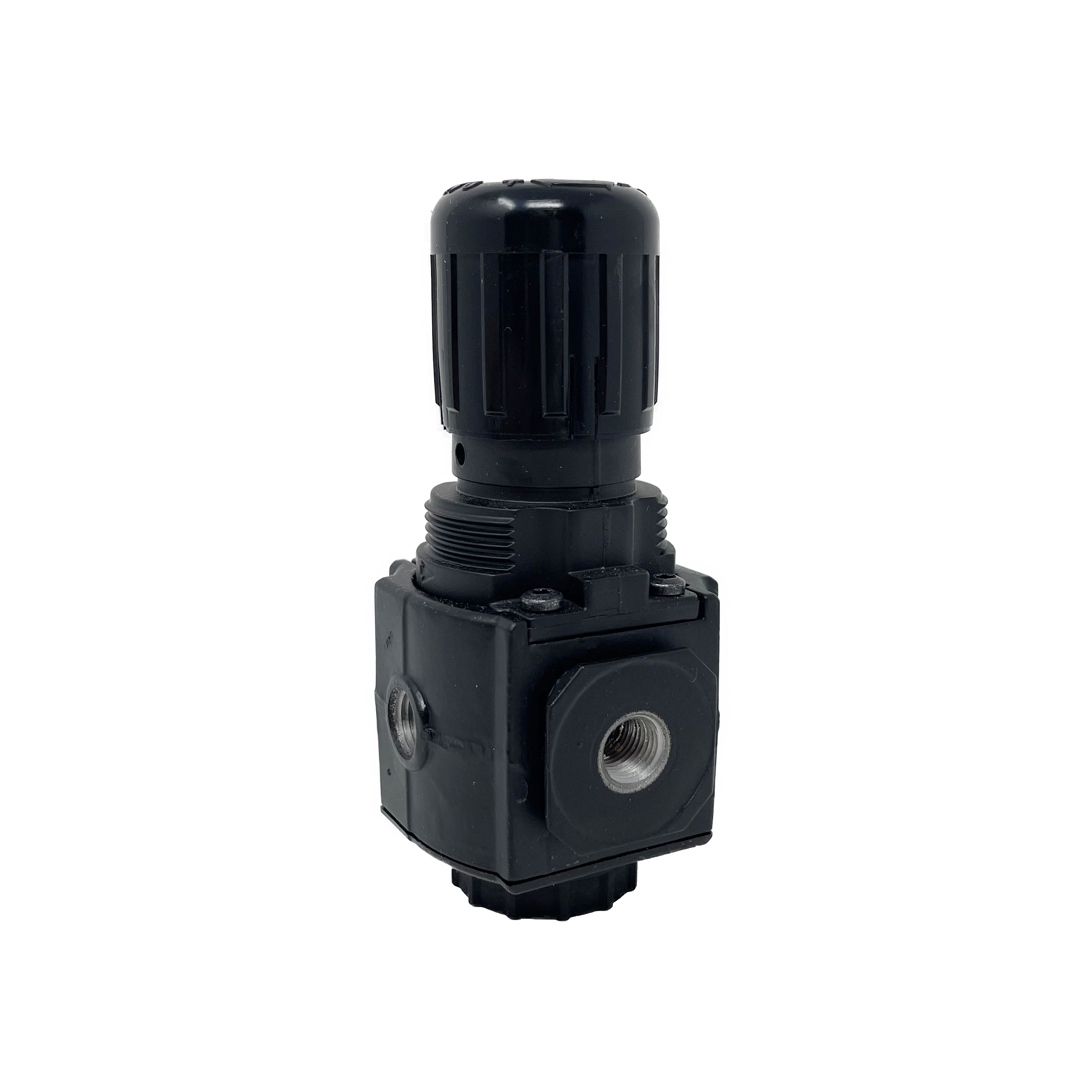 R72G-2AK-RMG : Norgren Excelon Regulator, 1/4" NPT, Knob Adjust, Relieving, 5-150psi, with Gauge